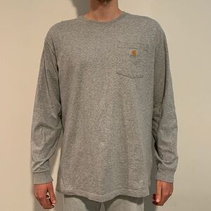 Heather Grey Carhartt Long Sleeve